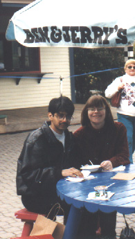 Photo of Atul and Rebecca