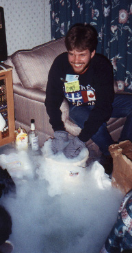 Jim making Aviation Fuel at Lunacon