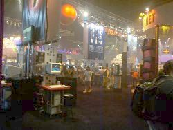 a
	      look out of the booth