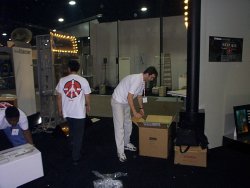 clean up begins