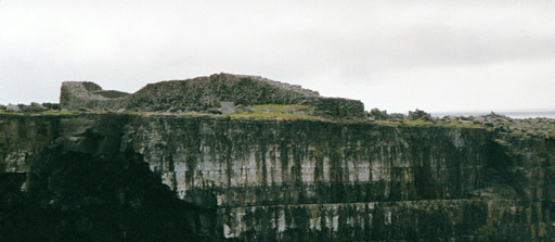 Black Fort and cliffs