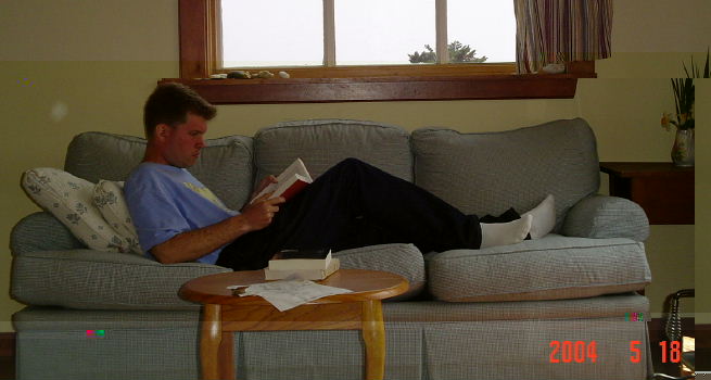 Reading in the Cottage